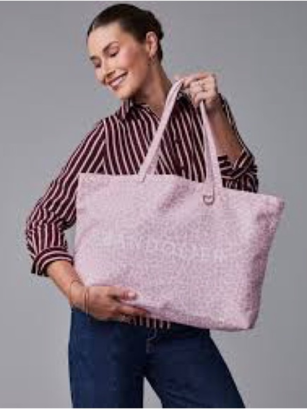 Bandolier Pink Leopard Print Tote Bag New Without Tag 🏷️ - Picture 3 of 9